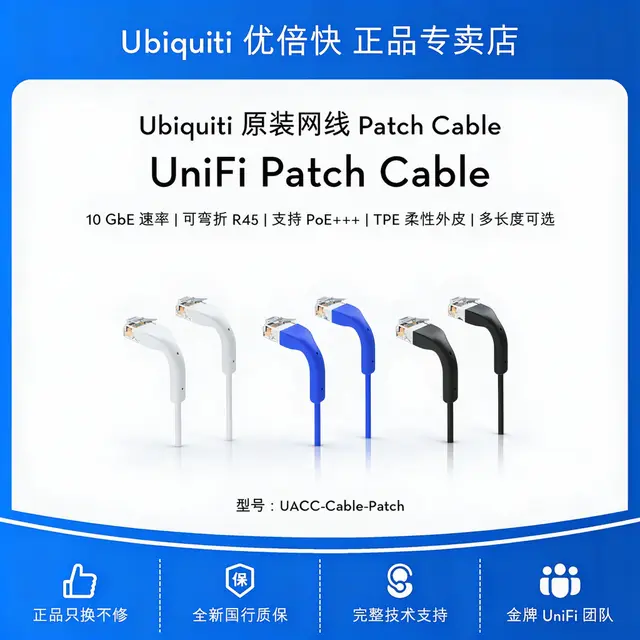 UniFi超薄可弯折1G跳线